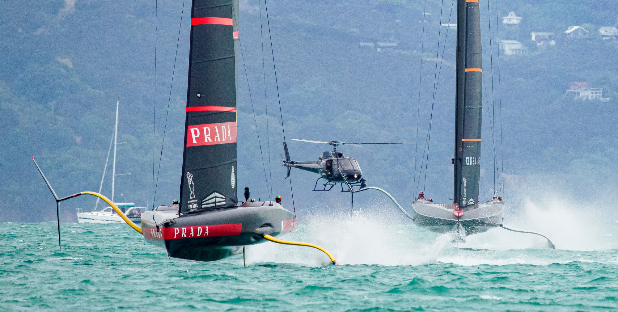 38th America's Cup Napoli Italia - AC75 foiling
